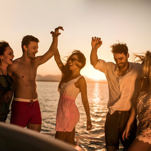 fiesta en barco ny 80